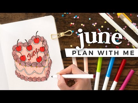 PLAN WITH ME | June 2024 Bullet Journal Setup