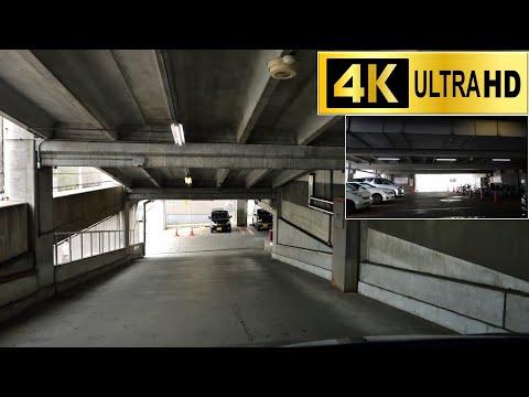 パチンコアーリーバード 藻岩店 立体駐車場：出口 [札幌市 4K/60p 車載動画 2023 ]