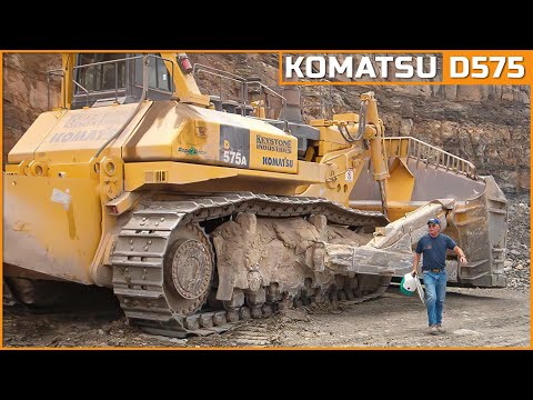 KOMATSU D575A: The King of Construction and Mining Sites