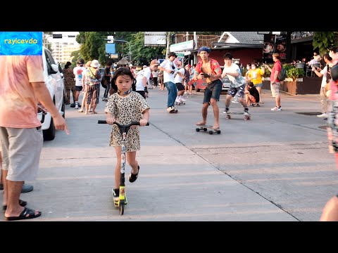 Bikini Skate Board Race on Beach Road and Second Road Road Pattaya Thailand Change has come