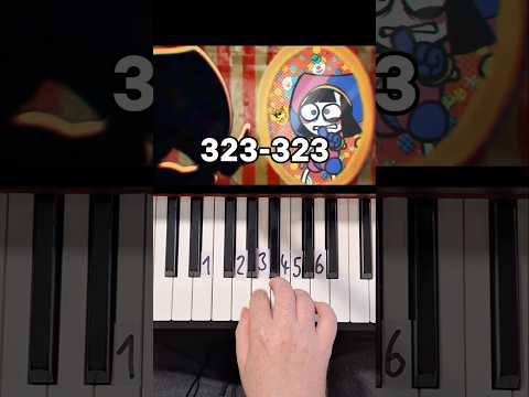 Show that never Ends The Amazinh Digital Circus Piano Tutorial #shorts