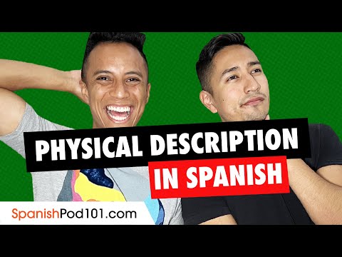 Words for Physical description | Spanish Vocabulary