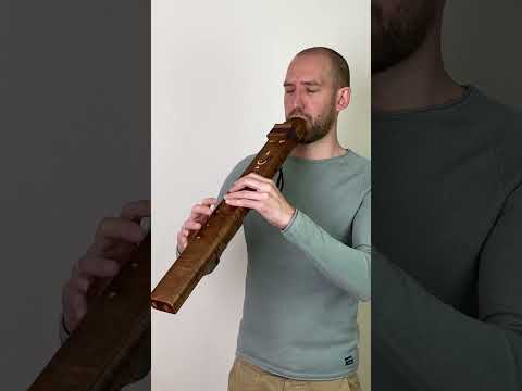 Dive deep into the resonant tones of our Bass Drone Flute in the key of D. #flute #healing #relax