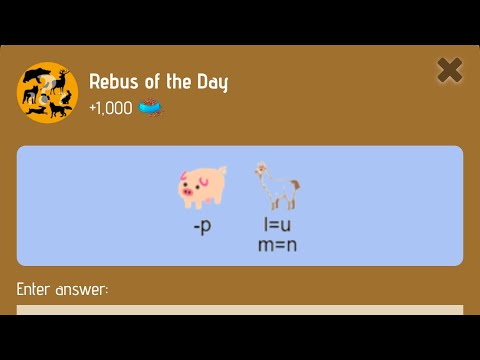 Rebus Of The Day Zoo 1 January | Zoo Rebus Of The Day | Rebus Of The Day Zoo Code