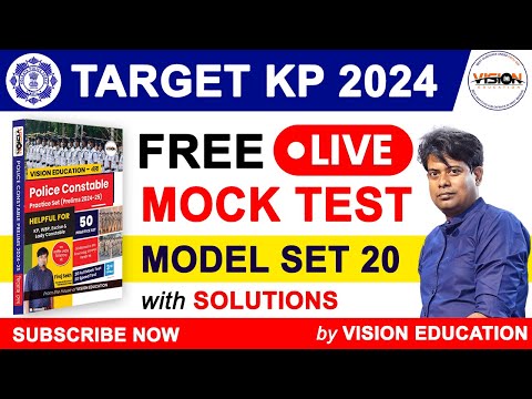 Free Live Model Set (100 MCQs) | KP Prelims (Vol. 1) 50 Practice Set | Model Set 20