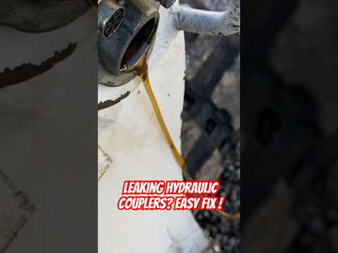 Leaking Hydraulic couple on skid steer #shortsvideo