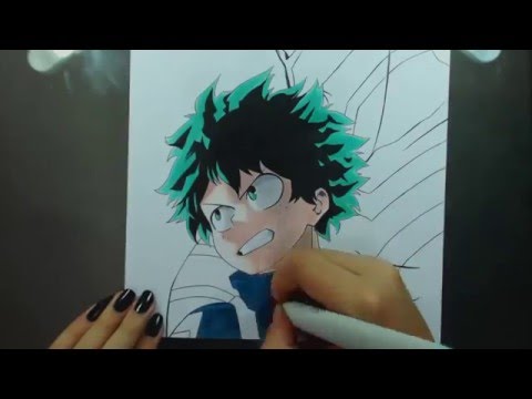 Speed Drawing - Midoriya Izuku (Boku no Hero Academia)