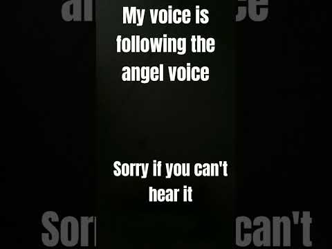 It's my real voice sorry if it's ugly