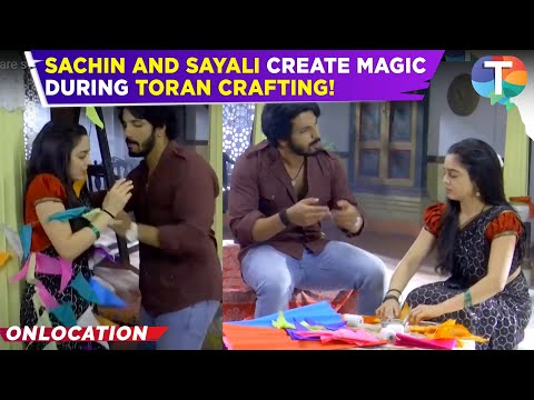 Udne Ki Asha UPDATE: Sachin and Sayali share sweet ROMANTIC moments while making Torans Together!