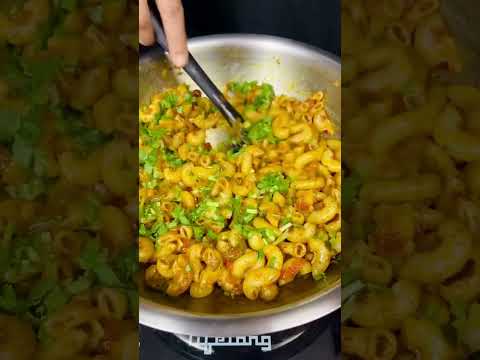 Macaroni Masala And Egg Pepper Fry Asmr #food #egg #macaroni #recipe #asmrkitchenfood #streetfood