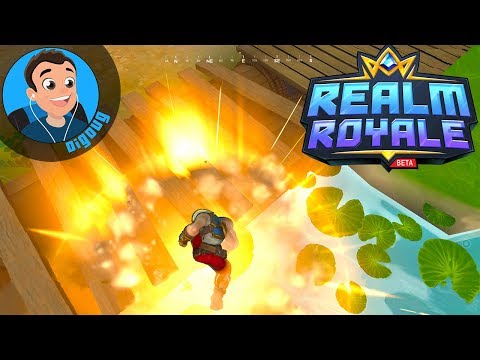 My Kiddo and I play some Realm Royale, an Awesome New Battle Royale Game!