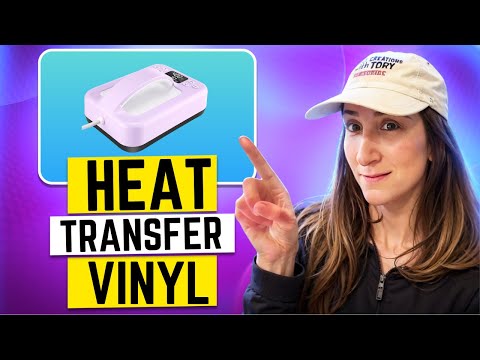 How To Use HTV Vinyl on T-Shirts with Your Heat Press! #holidaywithyoutube #akeydiy #shopwithme