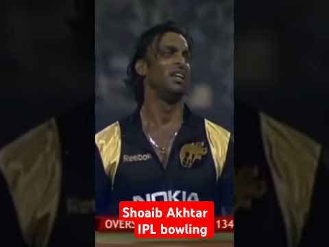 Shoaib Akhtar IPL bowling 😱 #cricket #1millonveiws #cricketlover