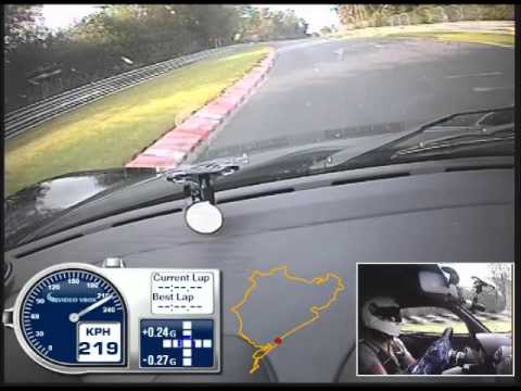 Lotus Exige V6 massive save at tiergarten Nurburgring Nordschleife.