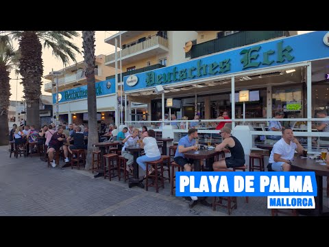 Playa de Palma Mallorca 🇪🇸 Evening🌛