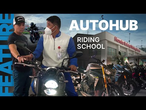 Learn to Ride on a Triumph, Vespa and Aprilia with AMTEX - Behind a Desk