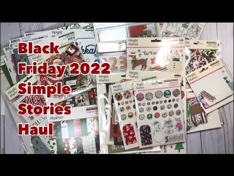 Black Friday Haul Simple Stories