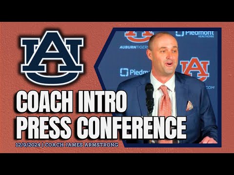 Auburn Soccer Introduces Head Coach James Armstrong | FULL PRESSER