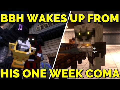 Badboyhalo WAKES UP from His COMA After a WEEK on QSMP Minecraft