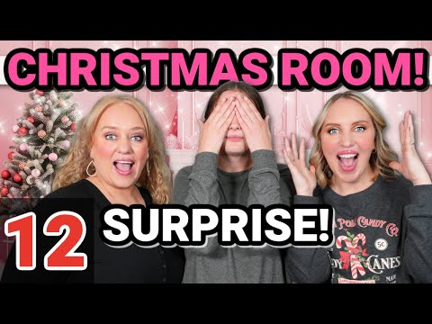 ULTIMATE SURPRISE! CHRISTMAS BEDROOM MAKEOVER! 🎄✨