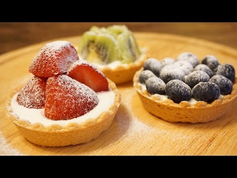 免焗 鮮果芝士撻 No bake Cream cheese Fruit Tart