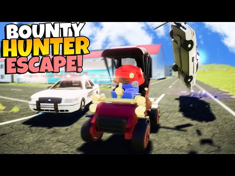 Police Chase BOUNTY HUNTERS in Brick Rigs?!