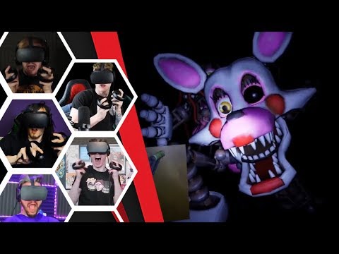 Let's Players Reaction To The Mangle Jumpscare During The Vent Repair Game | FNAF Help Wanted