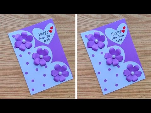 DIY - New Year Greeting Card | Handmade New Year Card