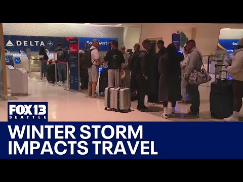 Winter storm impacts US airport travel | FOX 13 Seattle