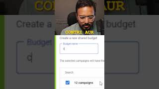 Shared budgets in Google ads #googleads #ppc #googleadstips #sharedbudget