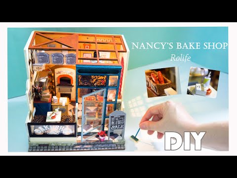 DIY Miniature Dollhouse Kit/DS143 Nancy's Bake Shop/낸시의 베이크 샵/Rolife/miniature minirose 미니어처 미니로즈