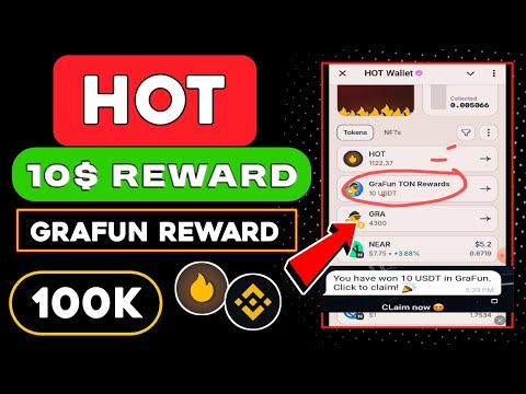 Hot Wallet 10$ GraFun Reward Claim 😱 Hot Wallet New Update Today 😱 Hot Token Pre-Market Price 💸