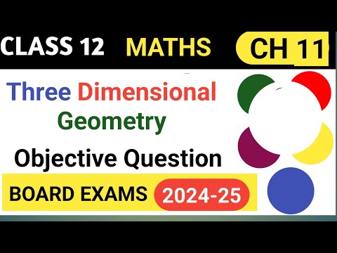 three dimensional geometry class 12 mcq @MATHSSIR2023