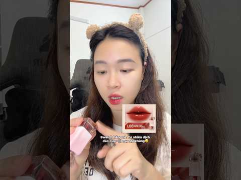 Son Mistine siêu thơm mùi trà sữa #mistine #sonmoi #liptint #reviewson