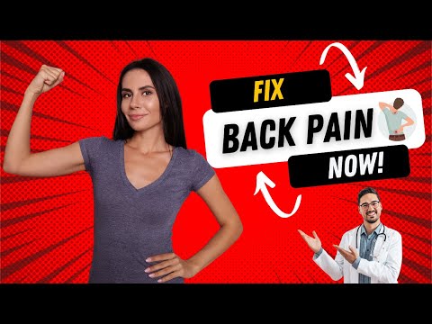 Back Pain RELIEF in 10 Minutes | 4 Simple Exercises You Can do NOW