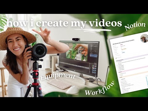 🎥 How I Plan, Organize, & Create My YouTube Videos | Notion, Workflow, Equipment