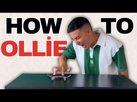 How to Ollie a Fingerboard - Under 5 minutes