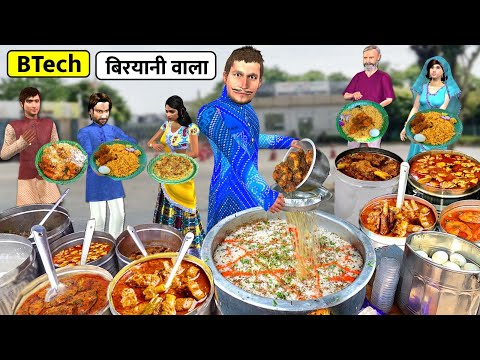 Btech Fail Wala Roadside Street Food Mutton Biryani Egg Chicken Hindi Kahani New Hindi Moral Stories