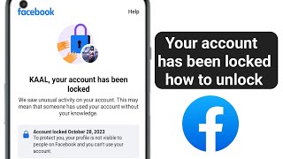 How to Unlock Facebook Account | Fix your account has been locked facebook