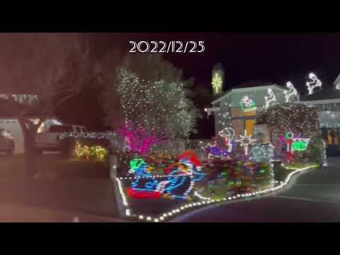 洛杉磯 Los Angels Christmas Lights  聖誕燈飾大街 2022/12/25