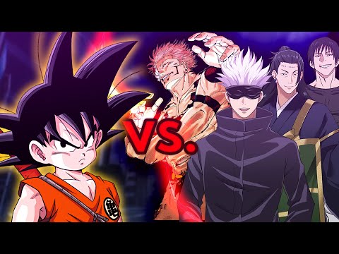 Kid Goku vs EVERY JJK CHARACTER is Unfair