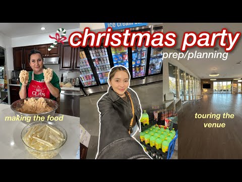 a cozy day in my life *winter edition* | christmas party prep 🎄