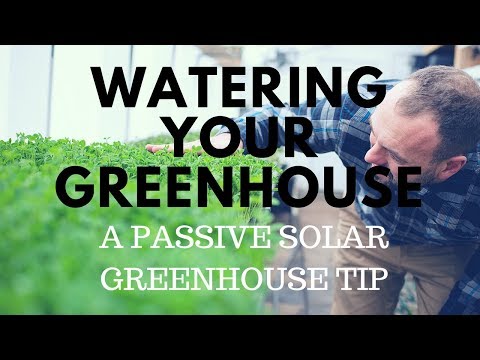 Irrigation in Your Passive Solar Greenhouse