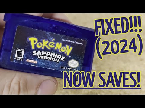 Replacing Pokemon Sapphire Dry Battery in 2024!!