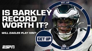 HEATED DEBATE 🔥 Sam Darnold's future + Should Saquon Barkley go for SINGLE-SEASON record⁉ | Get Up