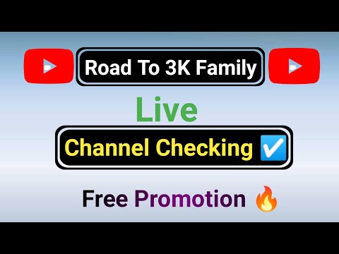 Channel Checking + Channel Promotion Live 🥳 9 APR 2023