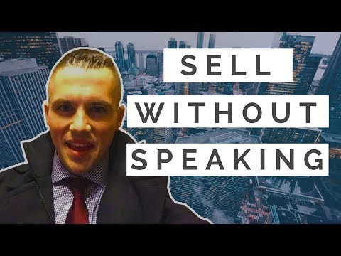 How to Sell Without Speaking | Economics of Selling | Sales Lesson