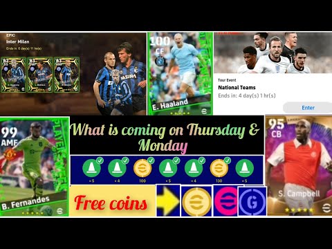 What Is Coming On Thursday(1/9/22) & Monday(5/9/22) In Efootball2023 mobile || Free Coins & Rewards