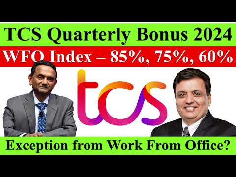 TCS Quarterly Bonus 2024, Variable Pay Deducted 50% 75% and Zero WFO Index RTO #tcs #infosys #wipro