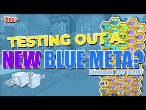 🔴Further becoming a DIAMOND Hive (Endgame Blue) | Bee Swarm Simulator